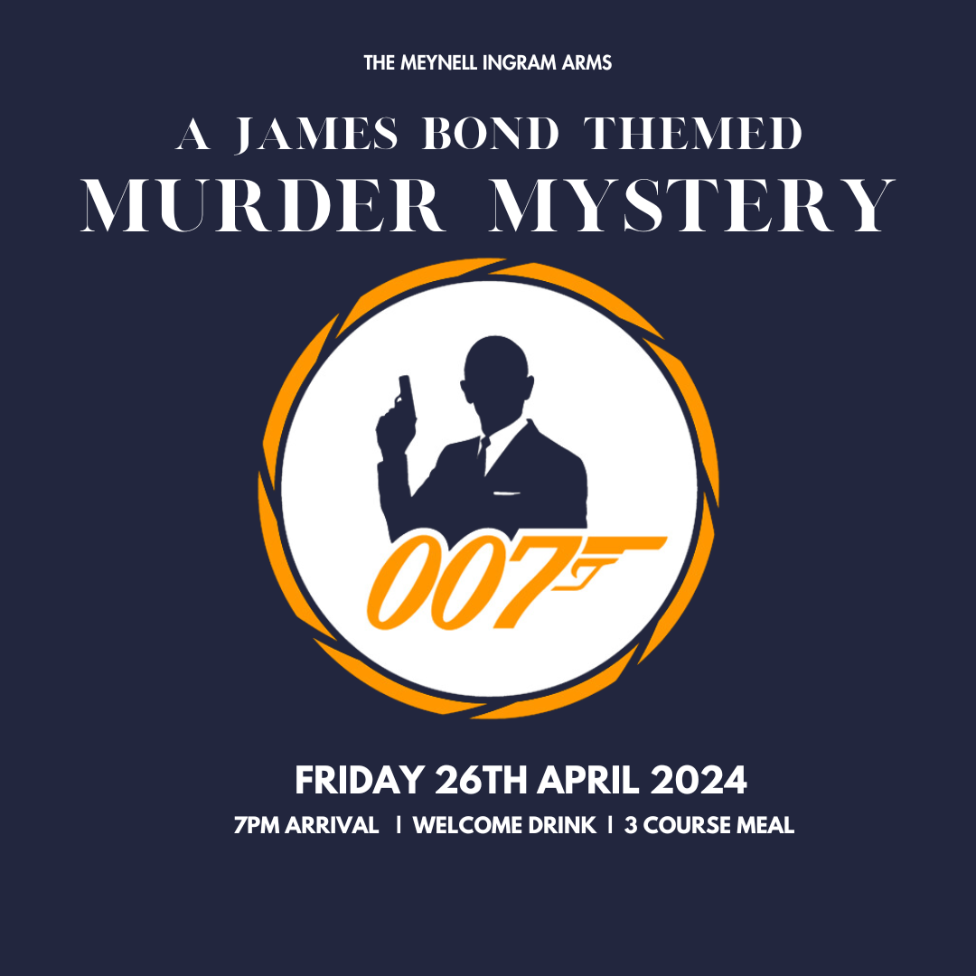 A James Bond themed Murder Mystery Dining Experience